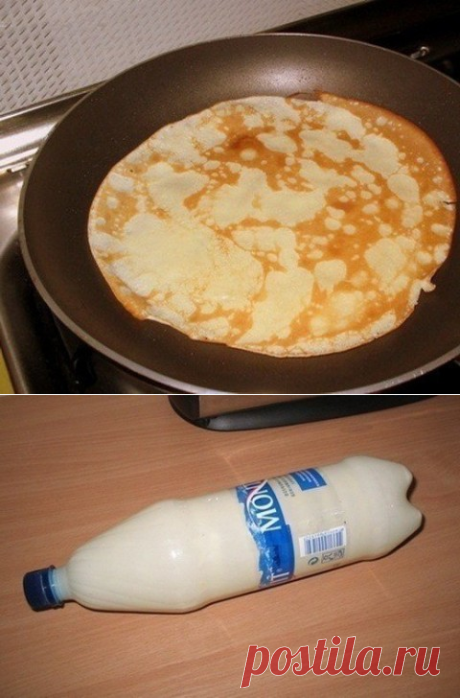 Блины из бутылки