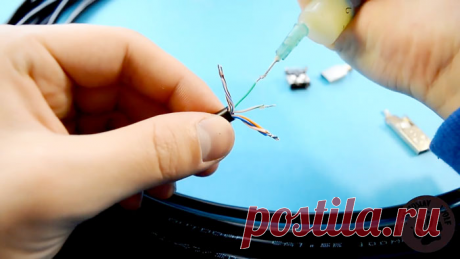 USB удлинитель из витой пары