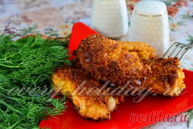 Куриные крылья в духовке с хрустящей корочкой, рецепт с фото