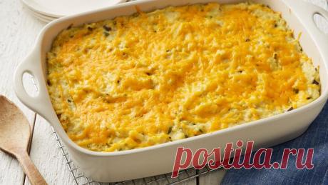 Кассероль — вкуснейшая картофельная запеканка с курицей