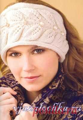 Повязка спицами