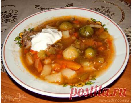 Суп с огурцами и брюссельской капустой | Официальный сайт кулинарных рецептов Юлии Высоцкой