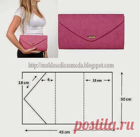 Moldes Moda por Medida: COMO CORTAR SACO E POCHETE_2