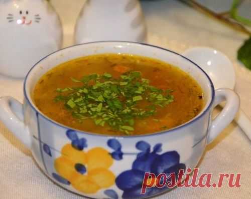 Суп с консервированным тунцом