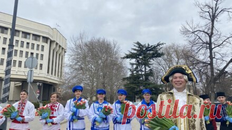 Многонациональный флешмоб в честь 8 Марта провели в Симферополе – Новости Крыма – Вести Крым