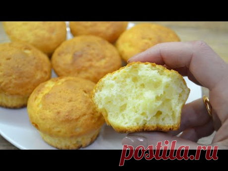 Творожные кексы на скорую руку / Быстро и вкусно