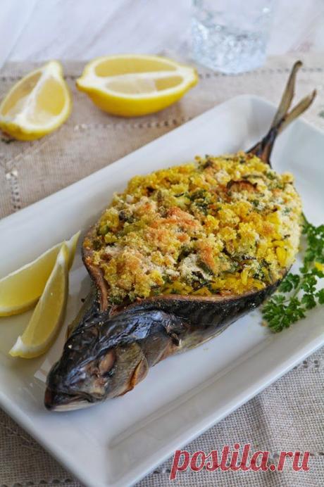 Скумбрия фаршированная рисом | ДОМАШНИЙ ОЧАГ