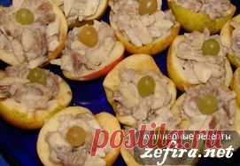 Оригинальная закуска из яблок и сельди - домашние рецепты с
