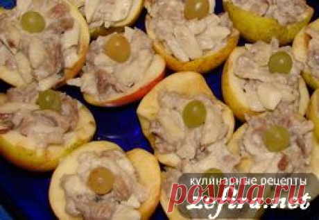 Оригинальная закуска из яблок и сельди - домашние рецепты с
