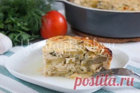 Кассероль из кабачков с плавленым сыром - простой и вкусный рецепт с пошаговыми фото