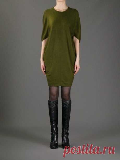 Как сшить уютное платье-кокон (выкройка) — Рукоделие