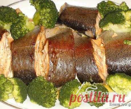 Кумжа (морская форель) запеченная
