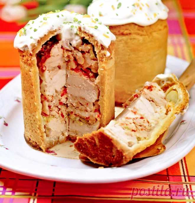 ПРАЗДНИЧНЫЙ КУЛИЧ — ЖАРКОЕ ИЗ КУРИЦЫ | ДОМАШНЯЯ ЖИЗНЬ