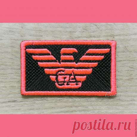 вышивка нашивка шеврон аппликация Gorgio Armani патч – купить в интернет-магазине на Ярмарке Мастеров с доставкой - 869XPRU | Москва