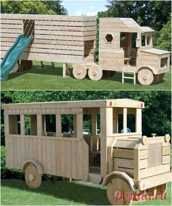 Kids Fun And Play Ideas with Recycled Pallets | Pallet Ideas
