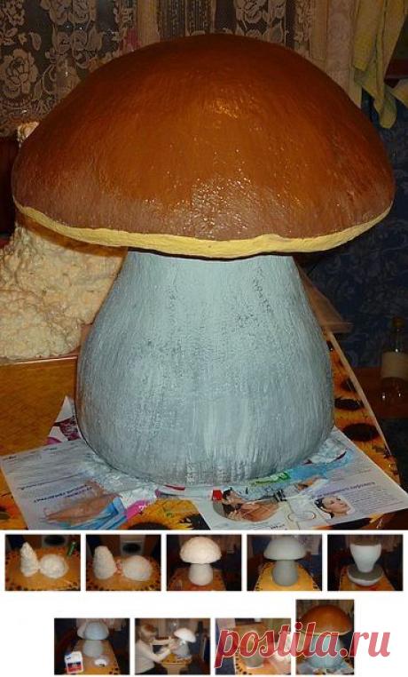 Фигурка для сада своими руками. Грибок!