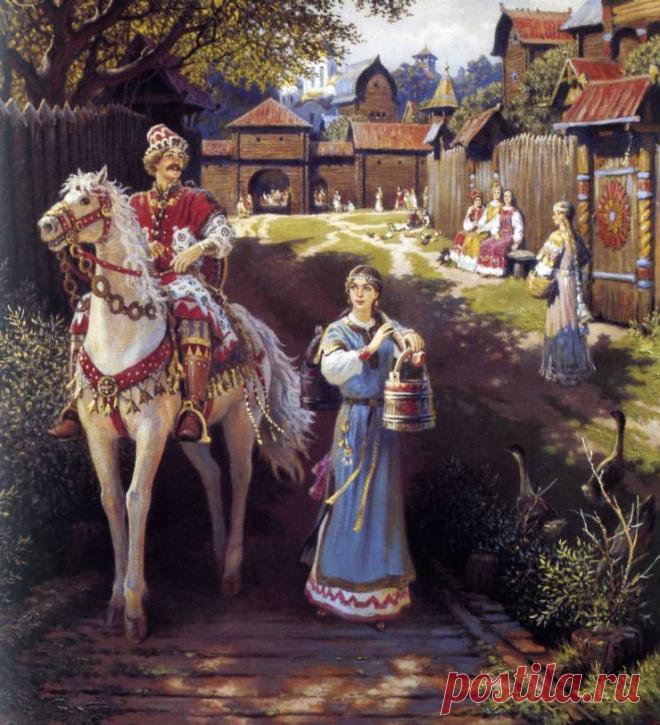 Алёша Попович и Елена Краса