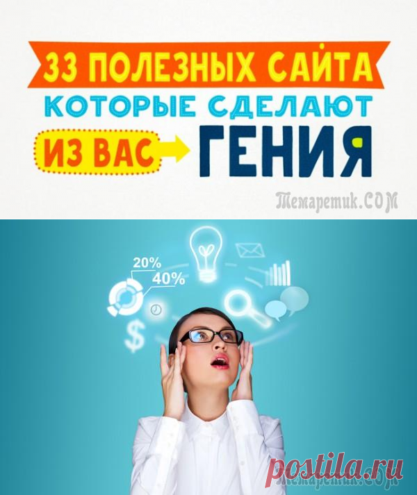 33 полезных сайта, которые сделают из вас гения