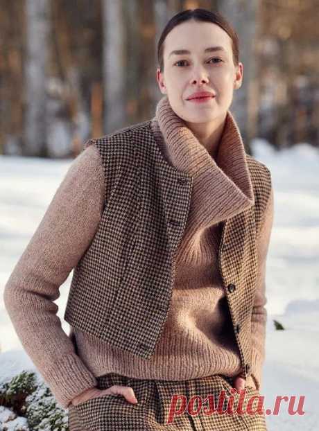 Вязаный свитер Unfold