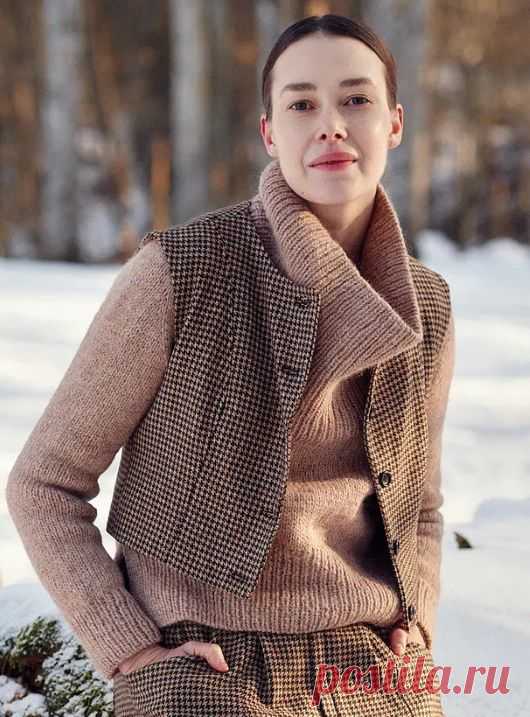 Вязаный свитер Unfold