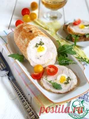 Рулет из грудок по-французски - кулинарный рецепт