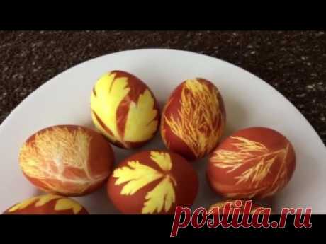 Пасхальные "крашенки" - самые простые способы!