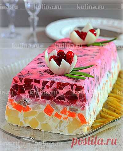 Селедка под шубой в желе – рецепт приготовления с фото от Kulina.Ru