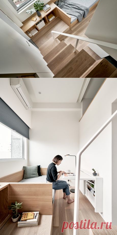 A Little Design (Тайвань). Смарт-квартира 17 квадратных метров