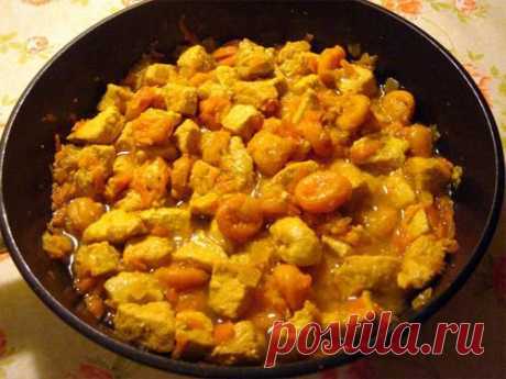 Индюшка с курагой / Блюда из птицы / Кулинарные рецепты /  рецепты, найти рецепт, рецепты приготовления, кулинарная книга