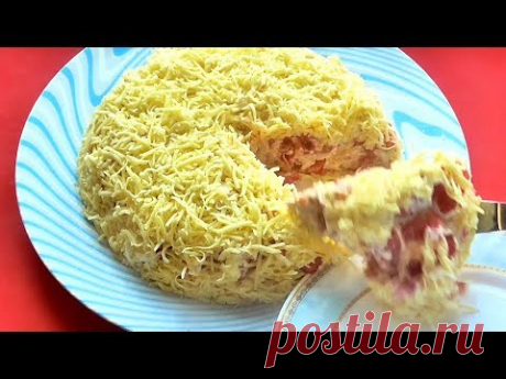 Салат с крабовыми палочками " ИЗЫСКАННЫЙ"!!! НЕРЕАЛЬНО ВКУСНЫЙ!!!!