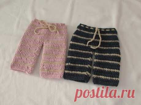 VERY EASY crochet pants / trousers / shorts tutorial - any size