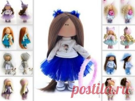 Tilda Cloth Doll, Soft Blue Doll, Textile Gift Doll, Bambole di stoffa Portrait Art Doll Baby Room Rag Doll Nursery Fabric Doll by Natalia P Hello, dear visitors!  This is handmade cloth doll created by Master Natalia P (Moscow, Russia). All dolls on the photo are mady by artist Natalia P. You can find them in our shop searching by artist name. Here are all dolls of artist Natalia P: