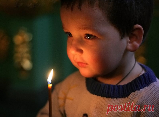 Малыш молился...