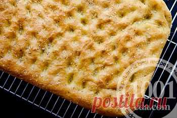 Рецепт желтой фокаччи - Хлеб . 1001 ЕДА вкусные рецепты с фото!