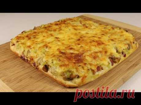 Его ОБОЖАЮТ мужчины! НАСТОЯЩИЙ МУЖСКОЙ ПИРОГ! Lauchkuchen