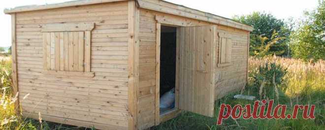 Хозблок своими руками: инструкция по строительству