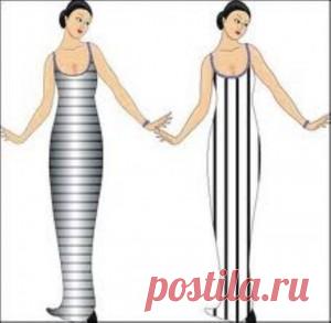 Визуальные иллюзии в одежде - полоска - shock_shake