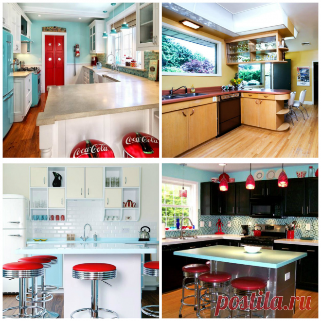 Cocinas modernas 2018; ideas y fotos de cocinas de estilo retro