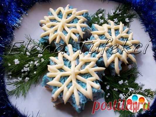 Закусочные снежинки (МК от Елены)