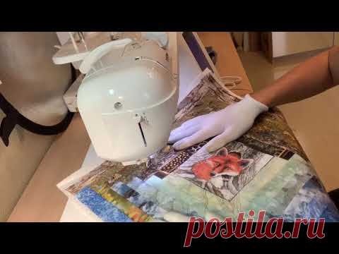 Лоскутный эфир 238. Печворк. Как сделать стежку?