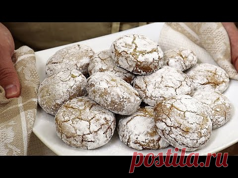 Печенье, тающее во рту! 5 ингредиентов! Быстро и без муки! Десерт за 15 минут 👍🔝