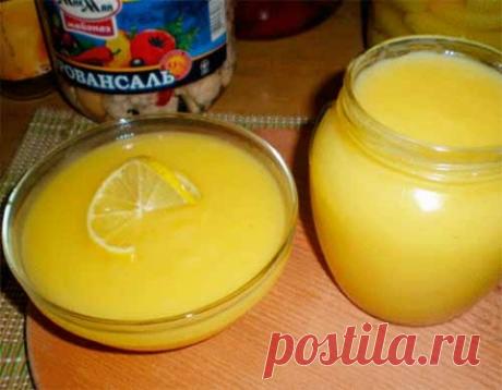 Быстрый лимонный крем