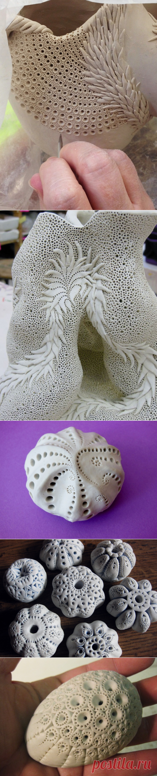 Лепка. Интересные фактуры Терри Хогана. Вдохновляемся!!!