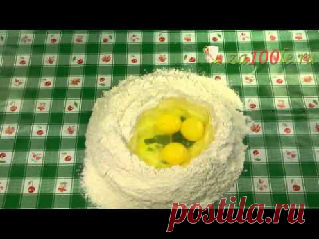 Тесто для домашней лапши фото-видео рецепт