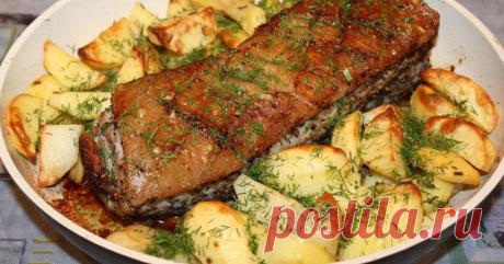 Грудинка с картофелем