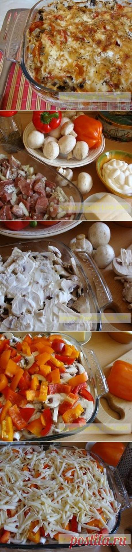 Мясо по-капитански - пошаговый рецепт с фотоКулинарные рецепты