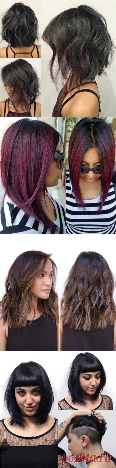 Модные женские стрижки для средних волос 2017-2018 – фото и виды стрижек на средние волосы