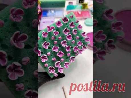 Сирень #cernit #handmade #diy #polymerclay