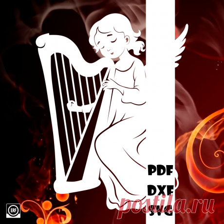 ⭐Автор: Юлия Кошман
Ангел с арфой

Ангелы 10
#вытынанка #вырезка #svg #dxf #pdf #макет #шаблон #трафарет #оформление
вытынанка вытынанки svg dxf pdf макеты шаблоны трафарет вектор
оформление окон панно наклейка лобзик лазер чпу
выцінанка витинанка вырезка выцинанка вытыканка