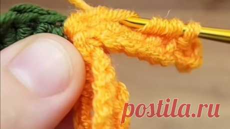 Цветочек крючком